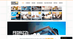 Desktop Screenshot of fedrizziseguros.com.br